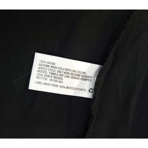 Wild Fable Tiered Short SunDress Adjustable Strap Women XS Flowey Black Causal - Picture 8 of 11